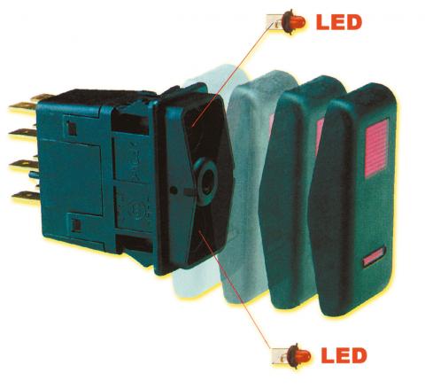 ΔΙΑΚΟΠΤΗΣ ΠΛΗΚΤΡΟΥ RΟCΚΕR ΟFF-ΟΝ# 24V