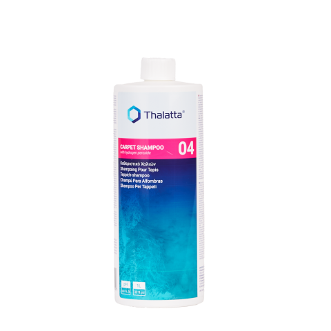 THALATTA CARPET SHAMPOO ΚΑΘΑΡΙΣΤΙΚΟ ΚΑΘΑΡΙΣΤΙΚΟ ΜΟΚΕΤΕΣ ΠΑΝΙΣΧΥΡΟ 1Lt